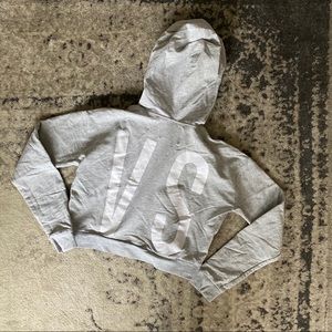 Victoria’s Secret Gray Crop Hoodie